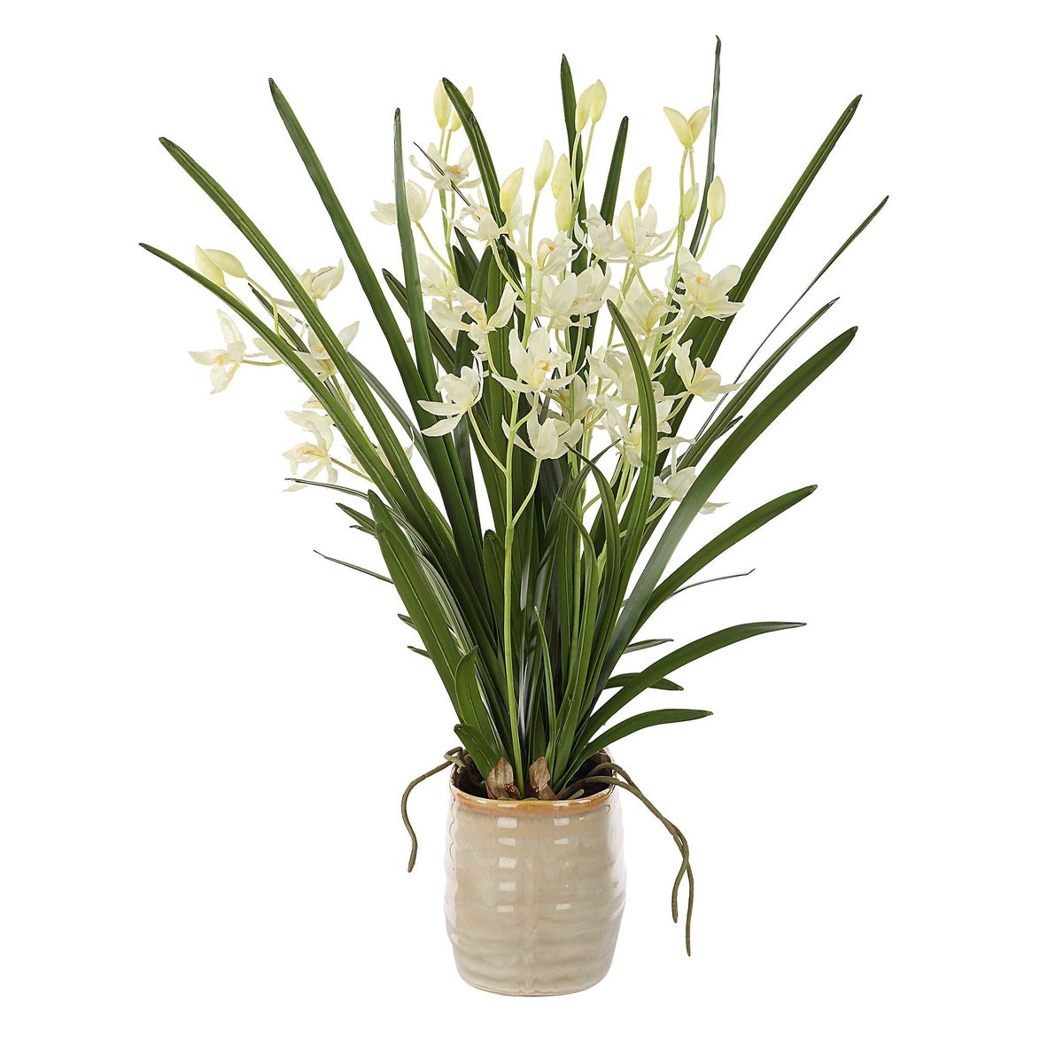 Ariana Orchid Planter, Artificial Plants & Flower by Uttermost, 16.75" width x 24.37" height x 15.5" depth View 4