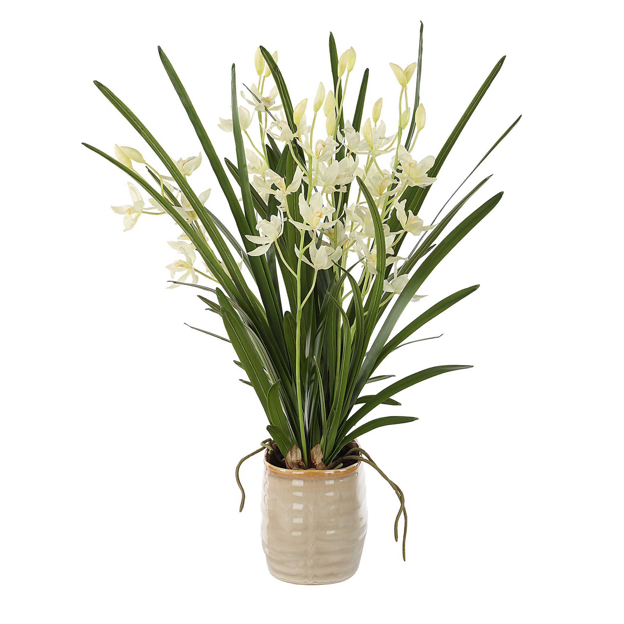 Ariana Orchid Planter, Decorative by Uttermost, 16.75" width x 24.37" height x 15.5" depth View 4