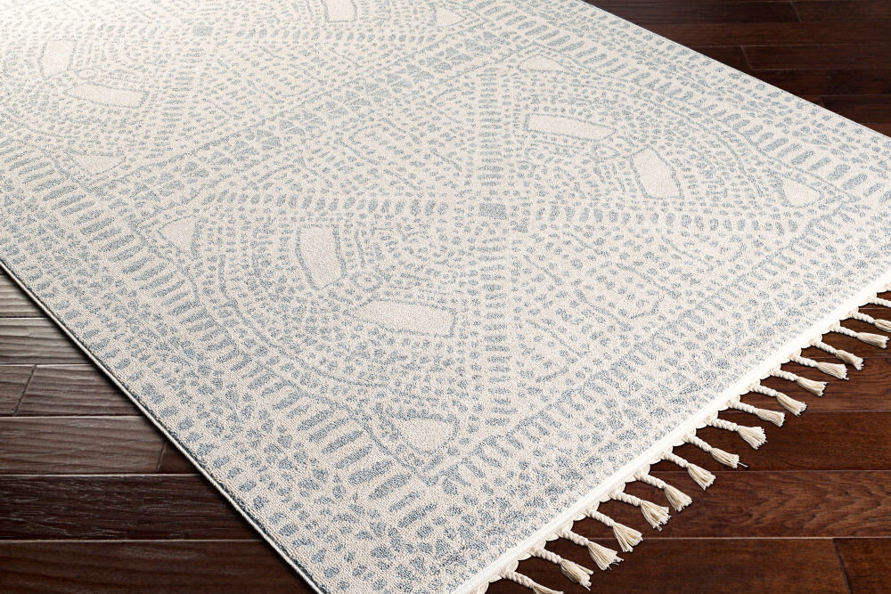 Euphoria Machine Woven Rug, by Surya, 3' length x 1'11.62" width