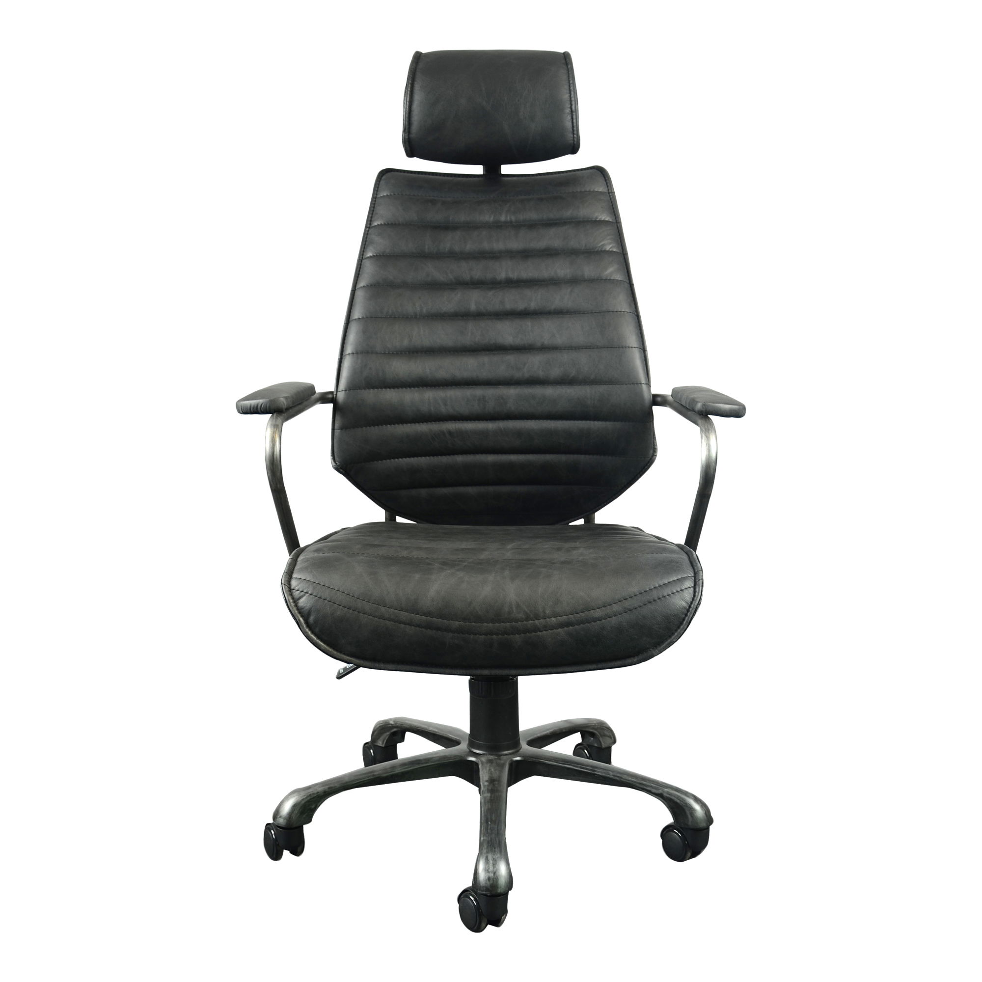 Executive Office Chair Black, by Moe's Home, 25.5" width x 45" height x 26" depth View 1