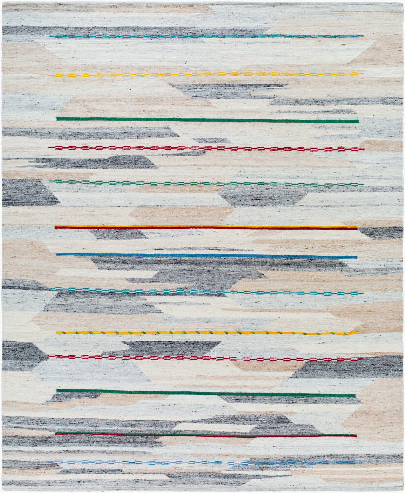 Stockholm Handmade Rug, by Surya, 1'6" length x 1'6" width