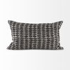 Miriam 13L x 21W Beige and Black Fabric Patterned Decorative Pillow Cover thumbnail 5