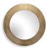 Tano Antique Brass Round Mirror, by Uttermost, 41" width x 41" height x 0.75" depth thumbnail 1