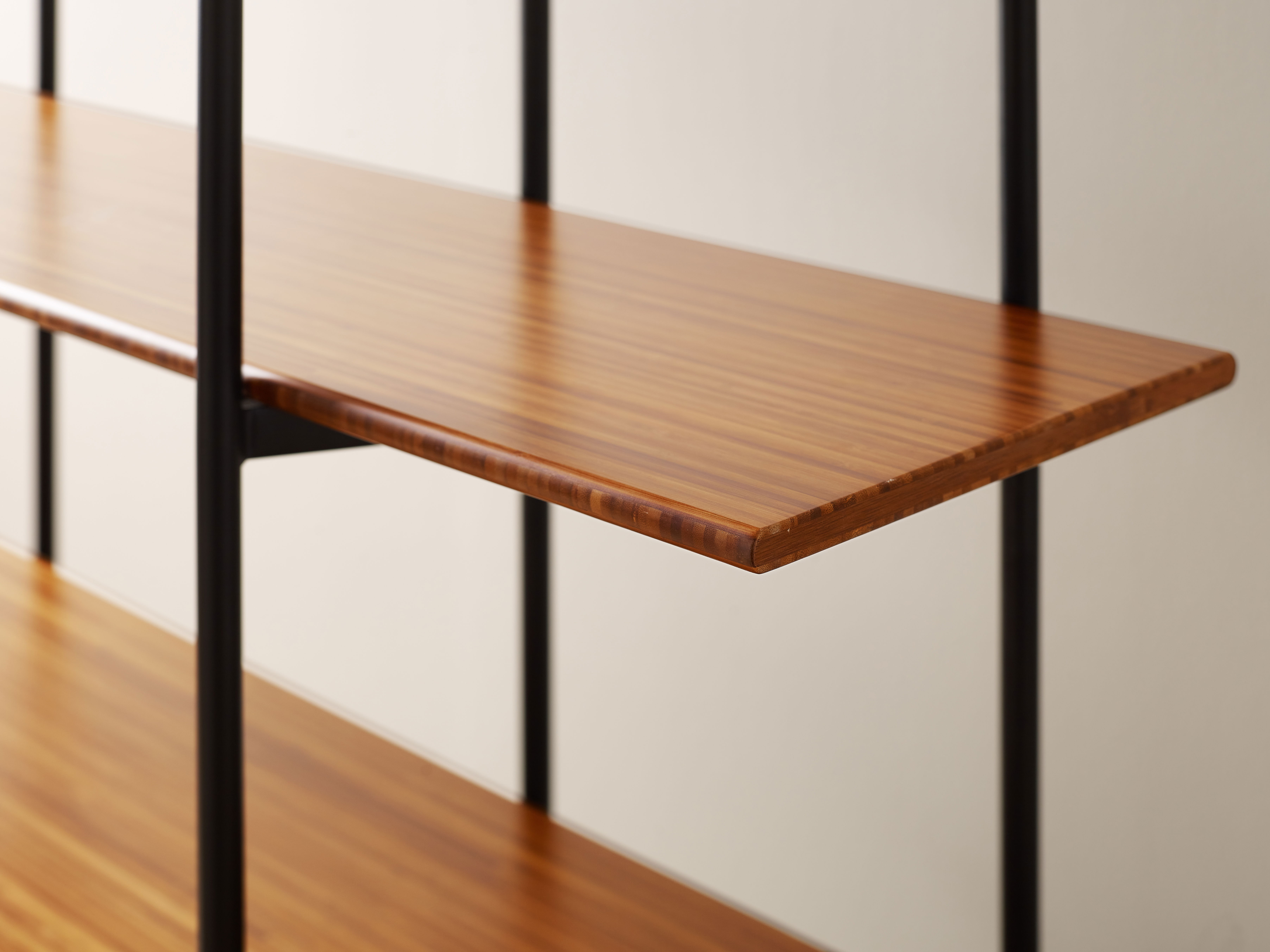 Studio Plus Metal Shelf, Amber, File Storage by Greenington, 13.5" length x 55" width x 66" height View 5