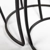 Clapp IV (Set of 2) 20L x 20W Brown Round Wood Top with Black Iron Frame Nesting Accent Tables thumbnail 12