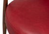 Pindar Armchair, Leather, New Rouge,Red thumbnail 6