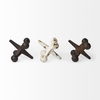 Jax Set of 3 8L x 7W Cast Iron Metal Jacks thumbnail 3