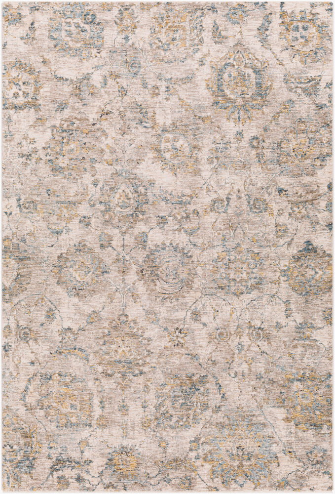 Mirabel Machine Woven Rug, by Surya, 7'4.58" length x 4'11.84" width