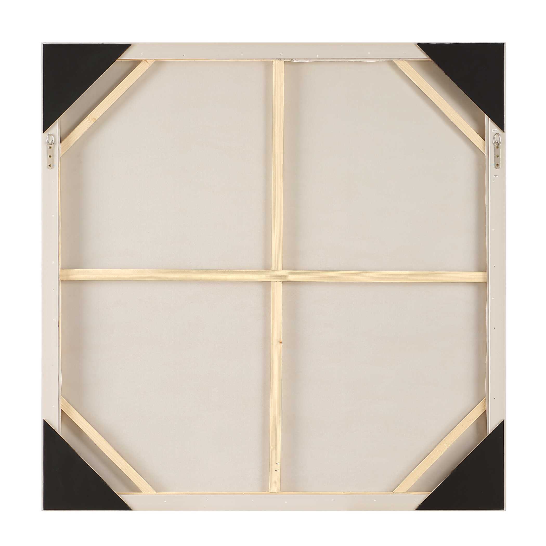 Foggy Morning Abstract Art, Painting by Uttermost, 49.5" width x 49.5" height x 1.75" depth View 8