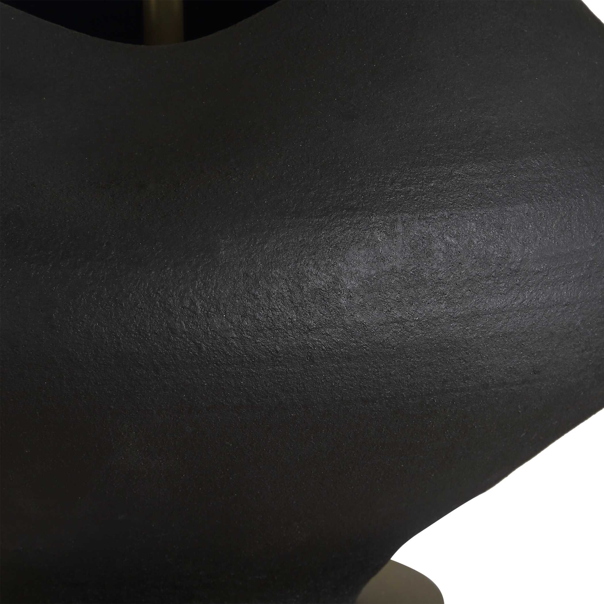 Nocturne Aged Black Table Lamp large image 