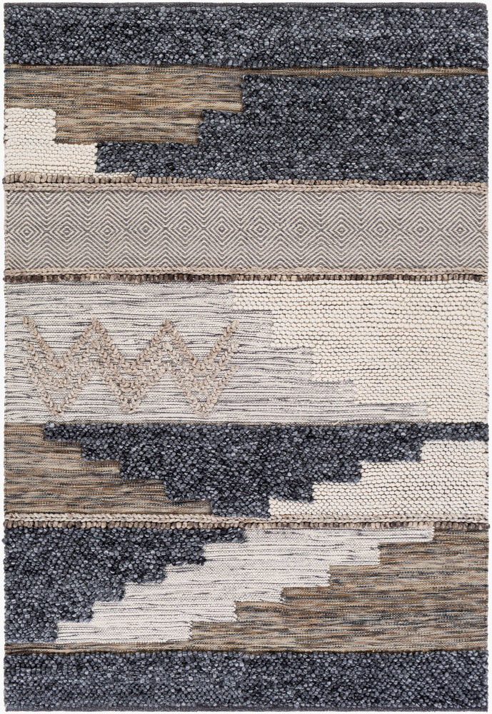 Quenby Handmade Rug, by Surya, 1'6" length x 1'6" width