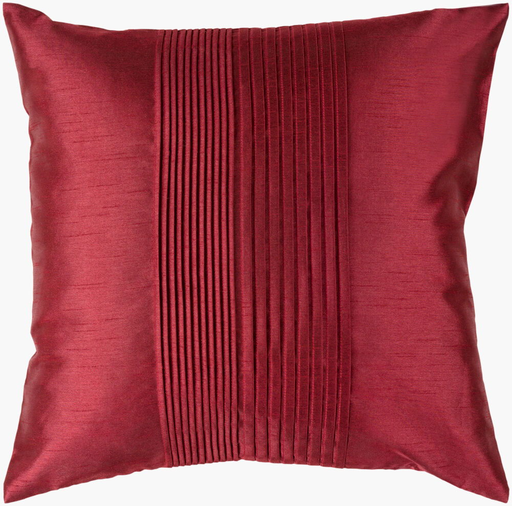 Solid Pleated Accent Pillow Down large image 