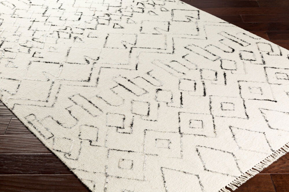 Nettie Handmade Rug, by Surya, 3' length x 2' width