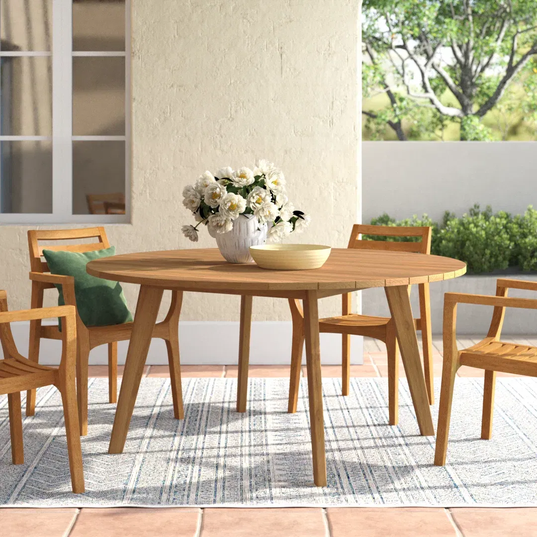 Essential 60' Wooden Dining Table large image 