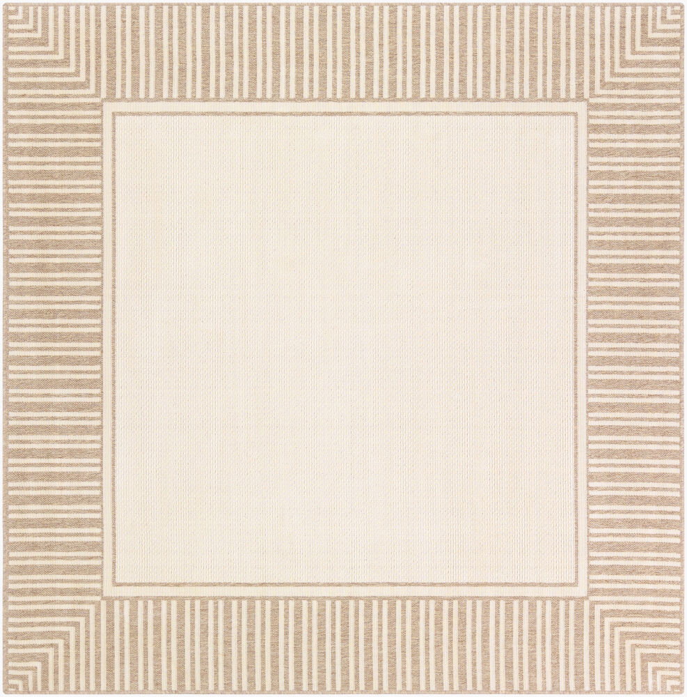 Alfresco Machine Woven Rug, by Surya, 7'2.61" length x 7'2.61" width