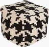 Frontier Pouf, Ottoman by Surya, 18" width x 18" height thumbnail