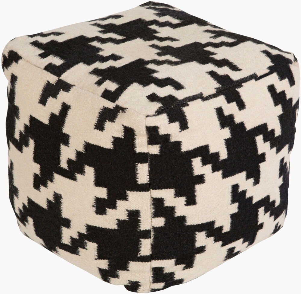 Frontier Pouf, Ottoman by Surya, 18" width x 18" height