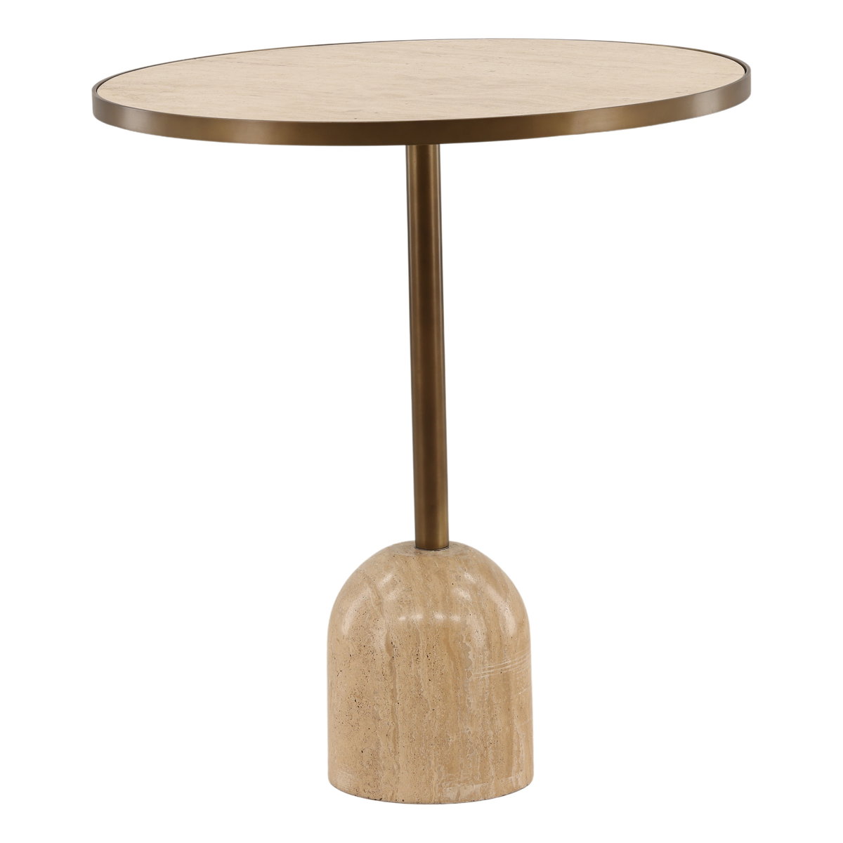 Idrina Bistro Table Natural, Dining Table by Dovetail, 28" width x 30.5" height x 28" diameter x 28" depth View 1