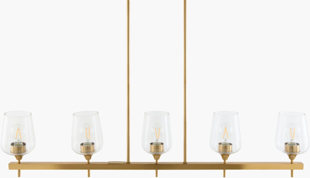 Yueva Chandelier, by Surya, 5" length x 47" width x 9" height