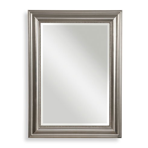 Stuart Silver Beaded Mirror