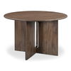 Stanley Dining Table Dark Brown, by Moe's Home, 48" width x 30" height x 48" depth thumbnail 2