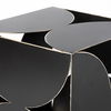 Darren (Large) 8L x 8W Black Metal Decorative Cube, Decorative Object by Mercana, 8.07" length x 8.07" width x 8.07" height thumbnail 7