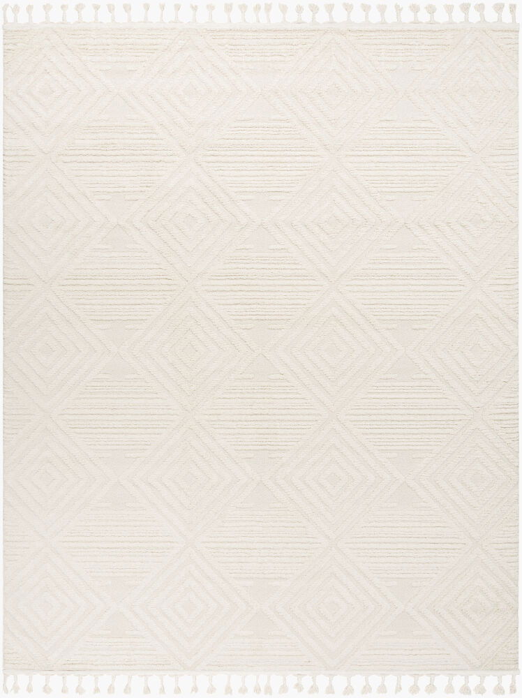 Nora Machine Woven Rug, by Surya, 1'3.75" length x 1'3.75" width