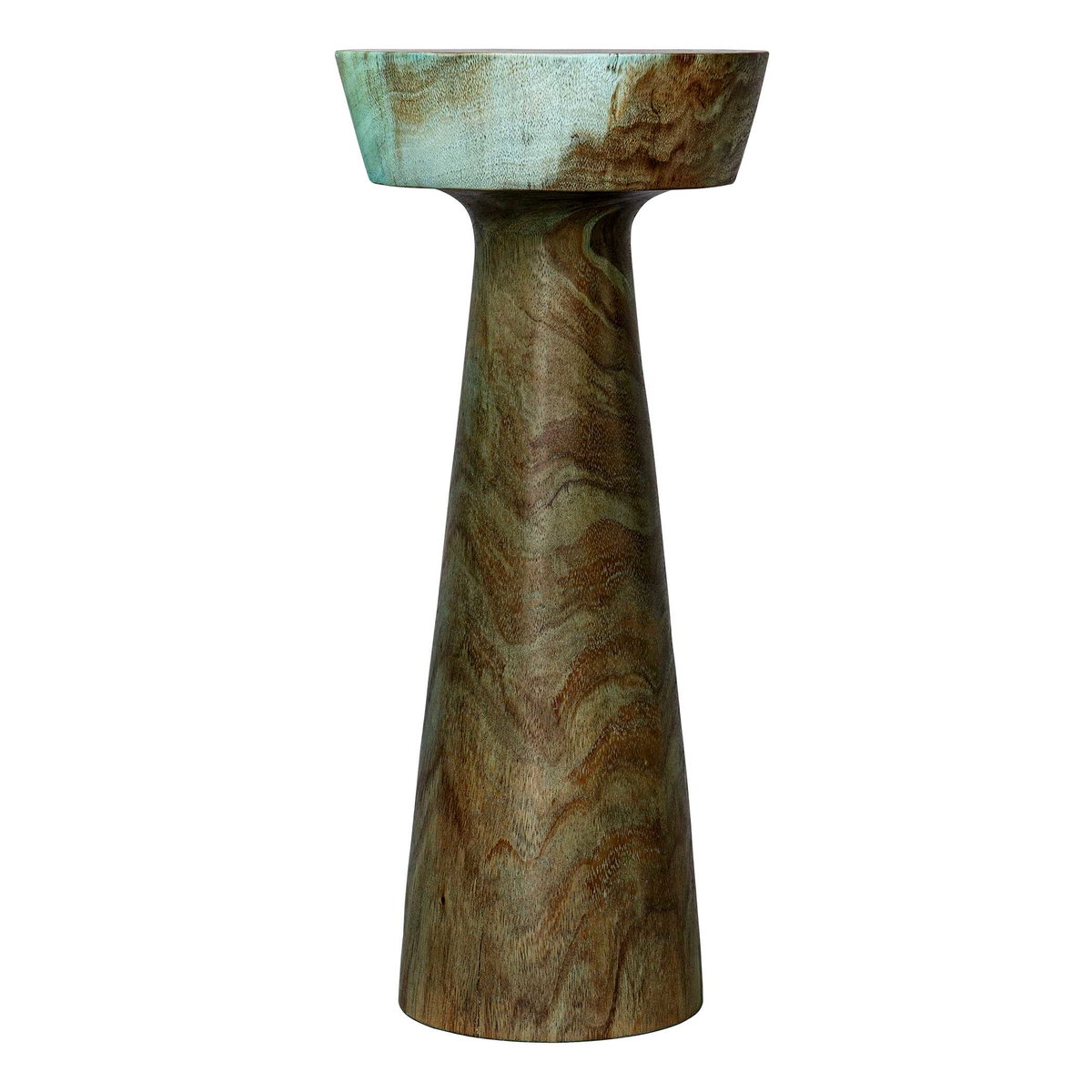 Mano Blue-Green Drink Table, Furniture by Uttermost, 11" width x 24.5" height x 11" depth View 5