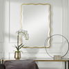 Aneta Gold Scalloped Mirror, by Uttermost, 24" width x 36" height x 0.5" depth thumbnail 2