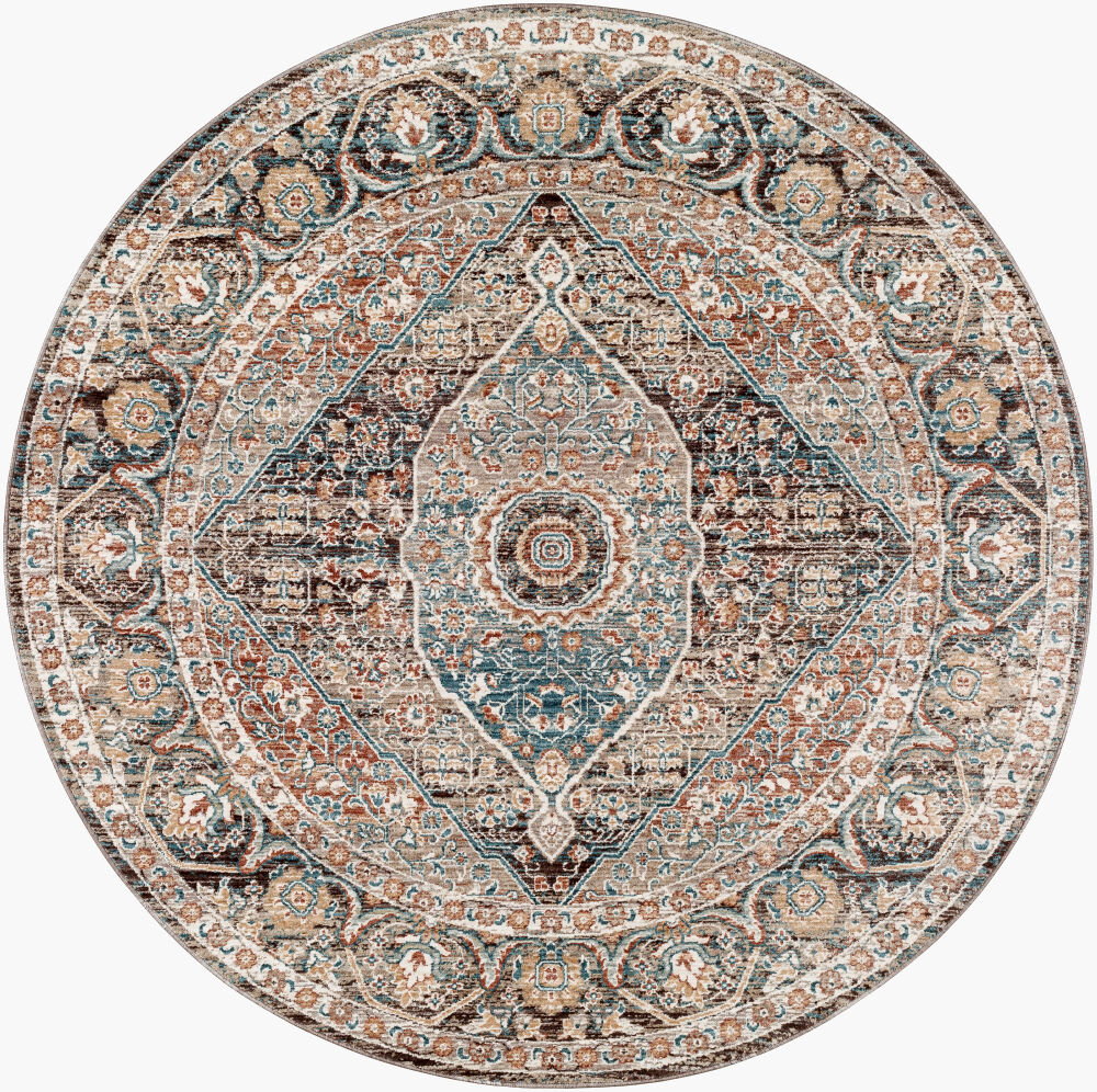 Carlisle Machine Woven Rug, by Surya, 5'2.99" length x 5'2.99" width