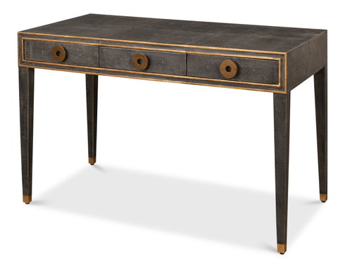 Gabriella Shagreen Desk/Table Ant.Grey