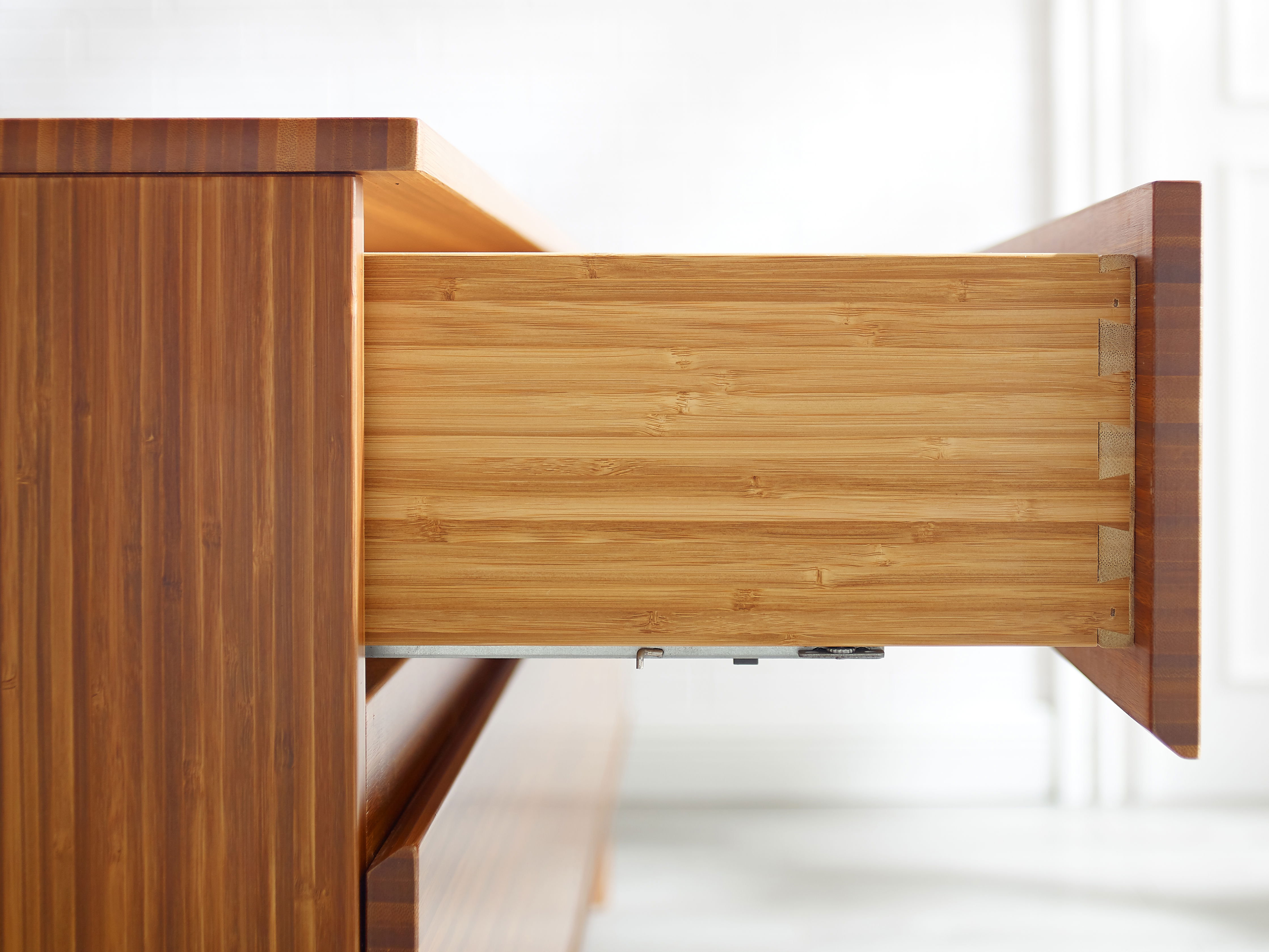 Ventura 4 Drawer Double Dresser, by Greenington, 18" length x 73.5" width x 28" height View 9