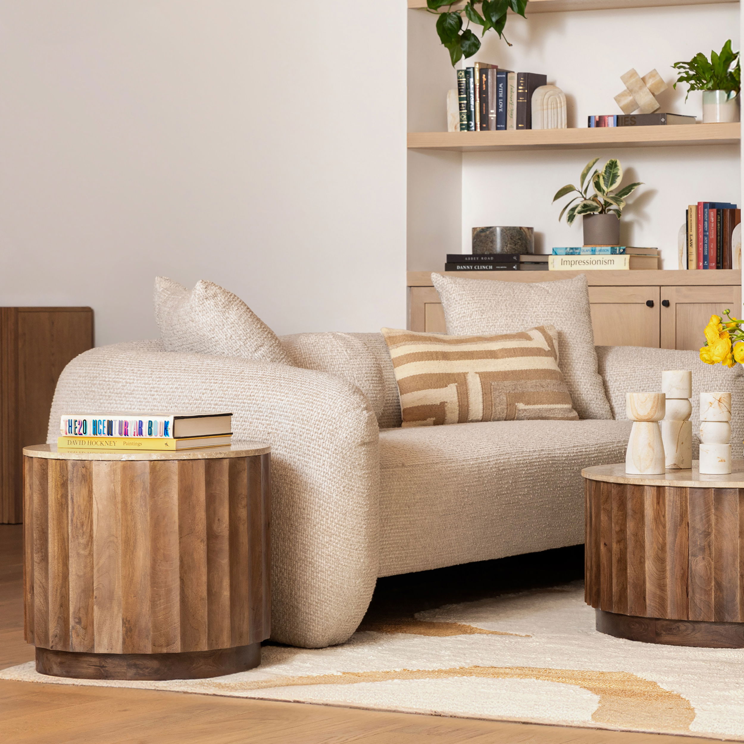Milburn End Table Brown large image 