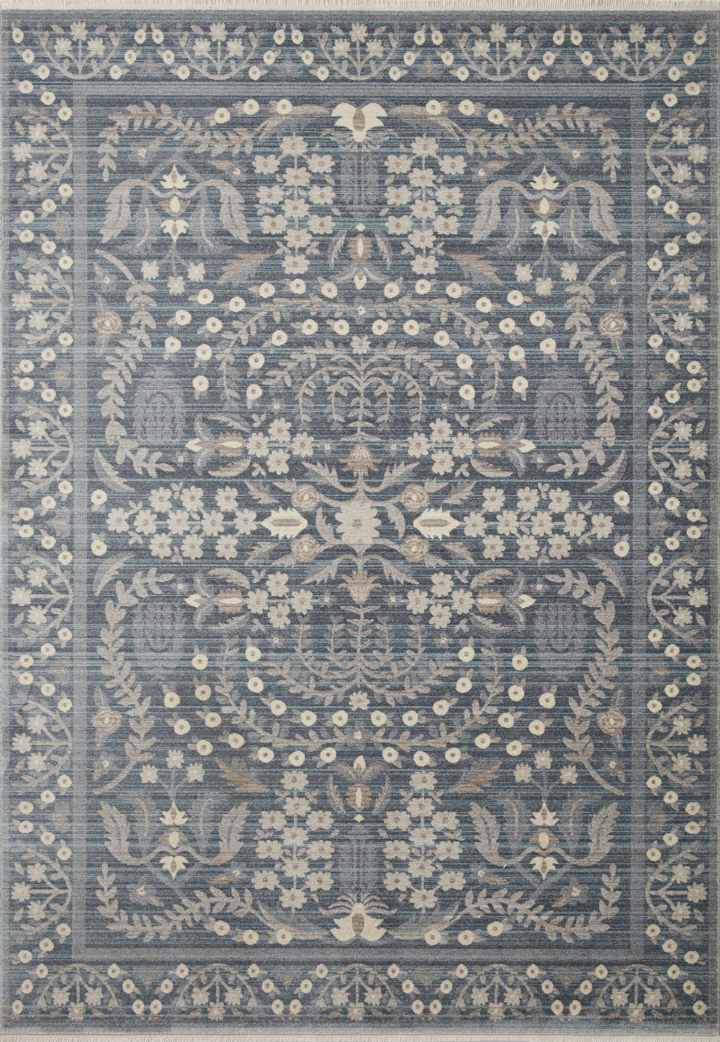 Rifle Paper Co. x Loloi Holland Rug, 1'6" length x 1'6" width