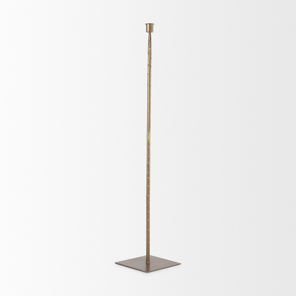 Porter Iron Candle Holder Large, Candles & Candle Holder by Mercana, 6" length x 6" width x 30" height View 4