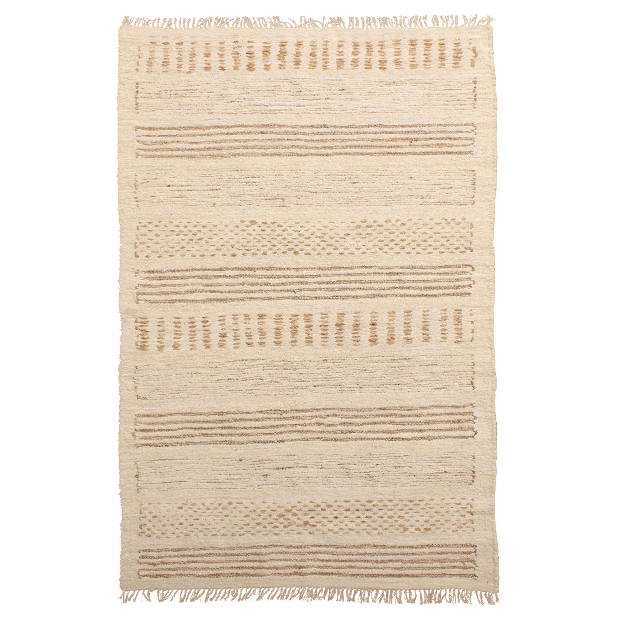 Clarimond Rug Ivory 6×9, by Dovetail, 6'1" width x 0.4" height x 9'4" depth