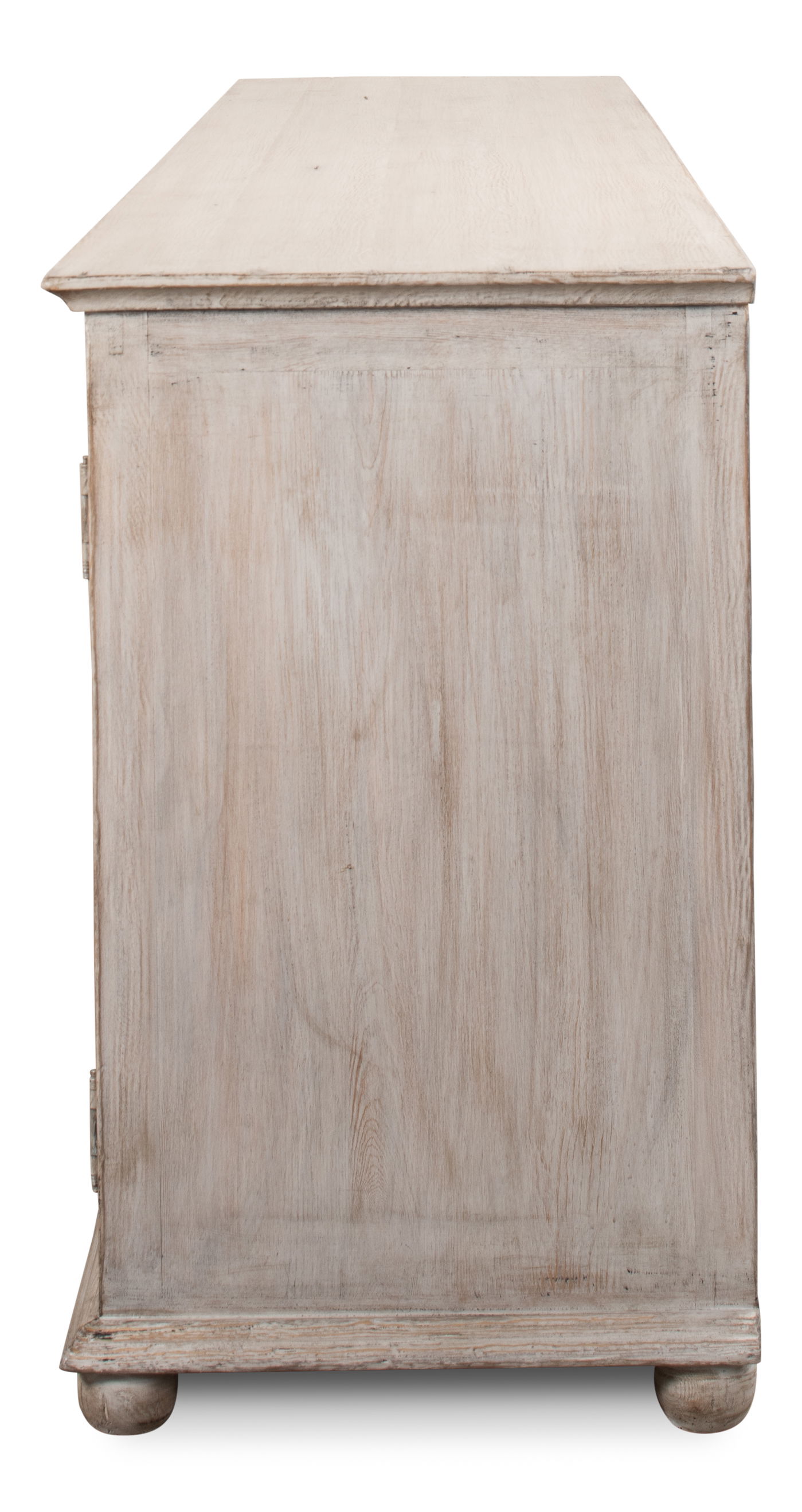 Six Diamonds Sideboard, French Grey, Cabinets & Sideboard by Sarreid, 112" length x 22" width x 37" height View 4