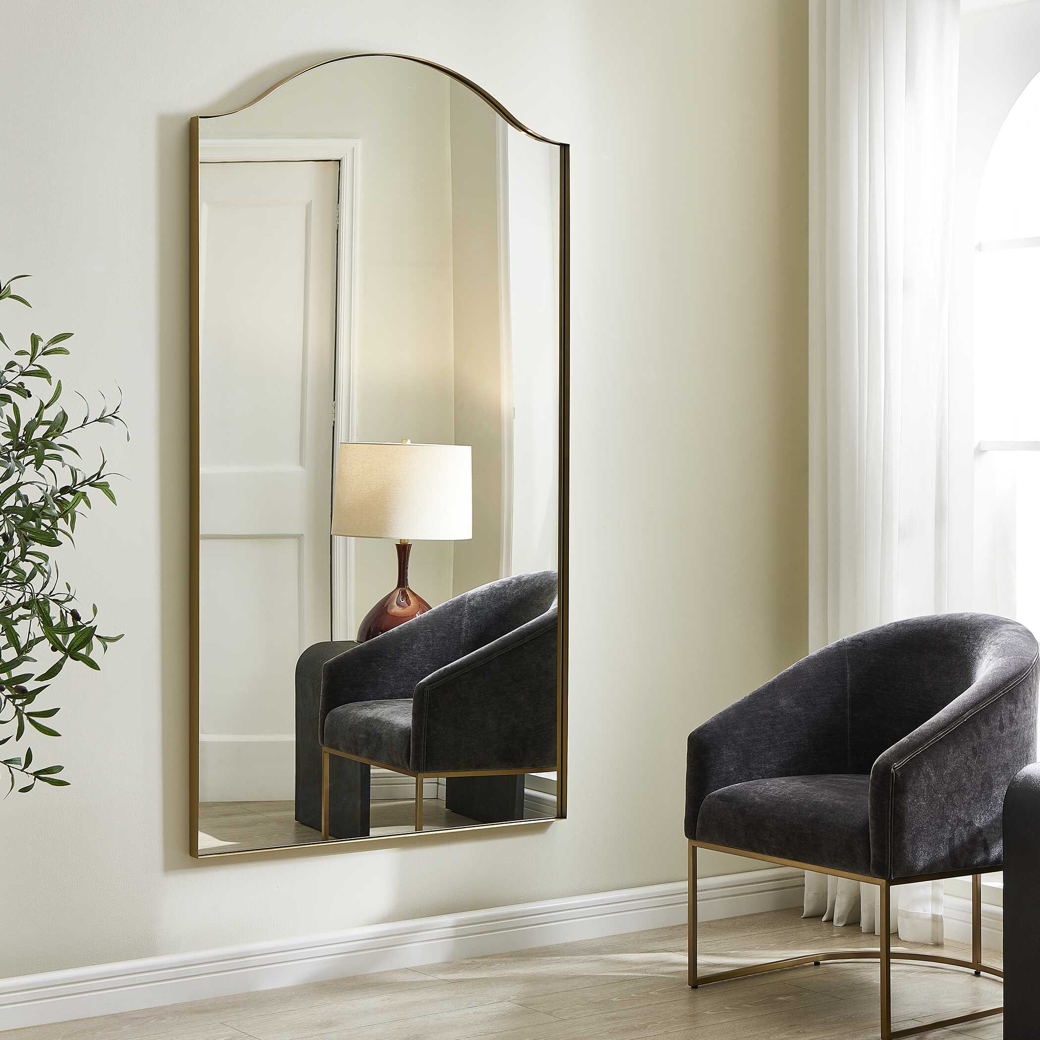 Mallorca Arch Mirror, by Uttermost, 40" width x 72" height x 1.5" depth View 4