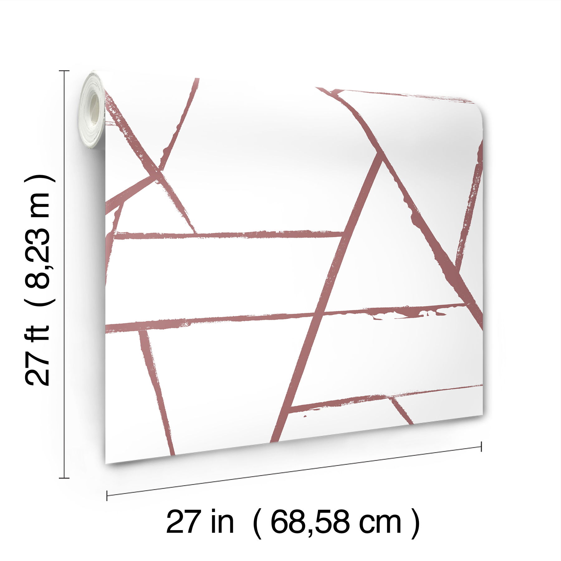 Intersect Spice Red Wallpaper large image 