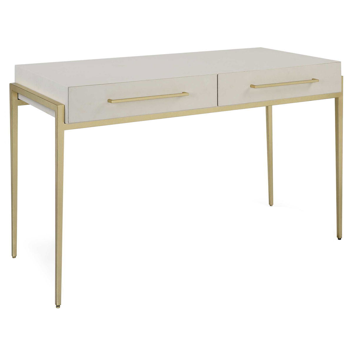 Jewel Modern White Desk, by Uttermost, 48" width x 30" height x 22" depth View 5