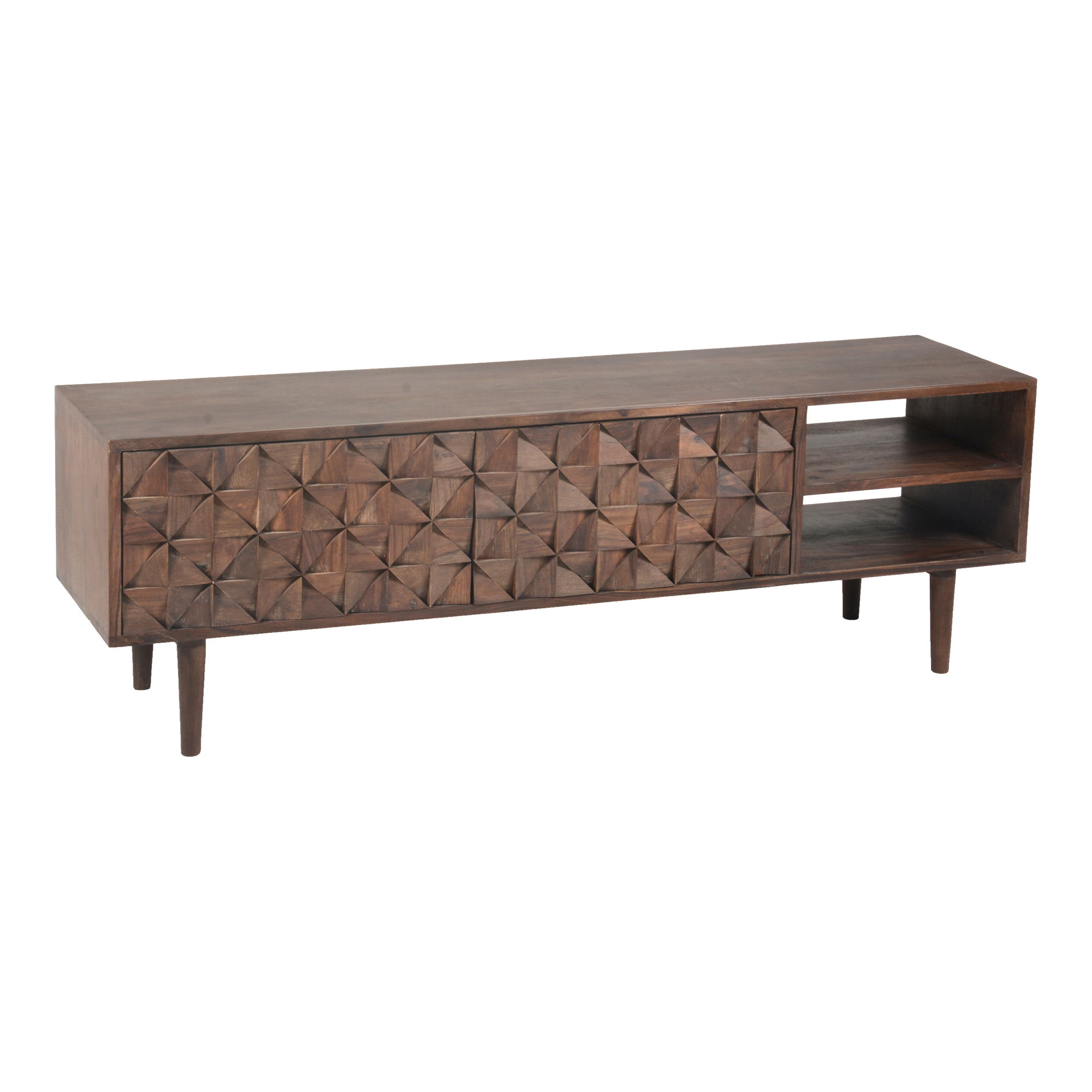 Pablo Entertainment Unit Dark Brown large image 