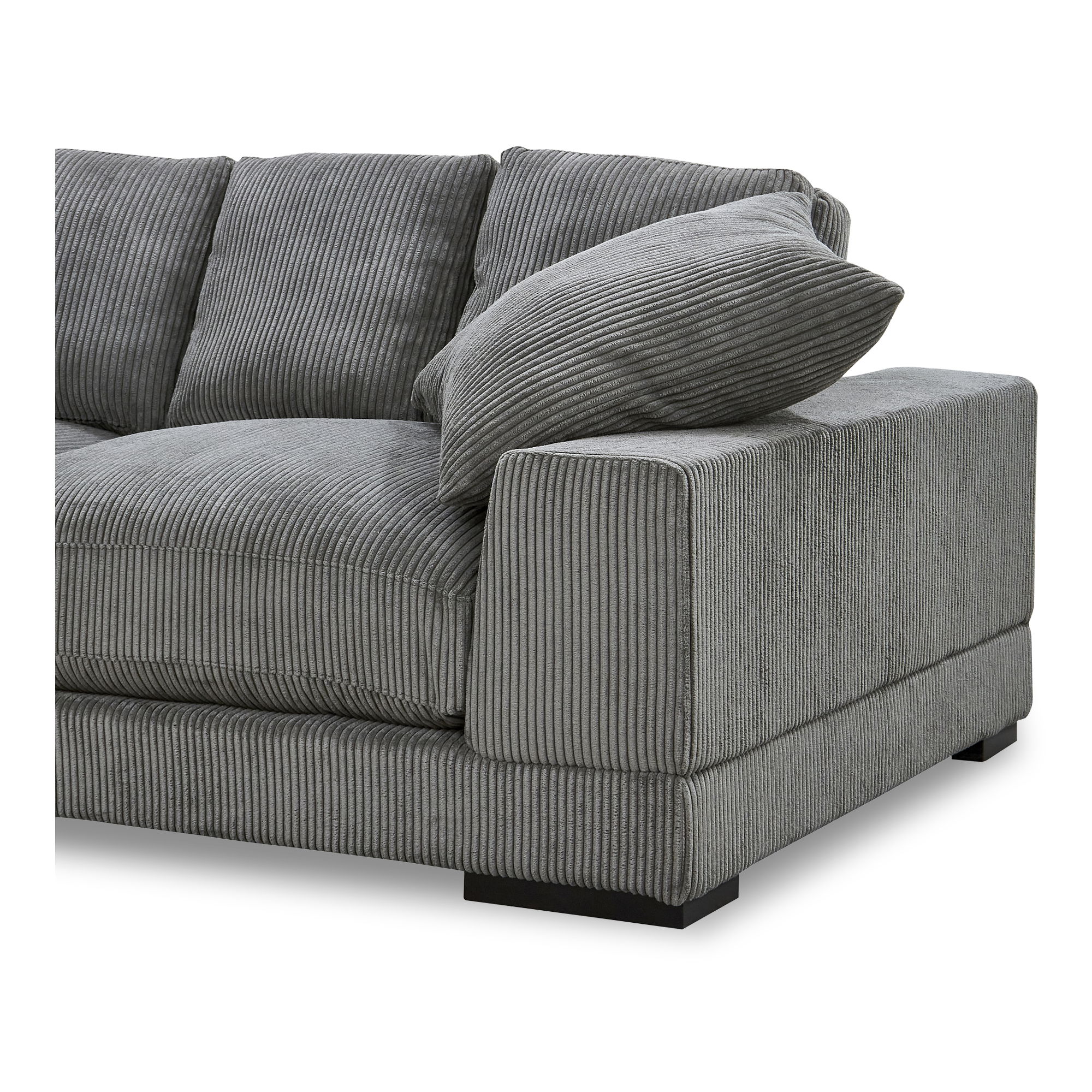 Plunge Sofa Charcoal large image 