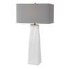 Sycamore White Table Lamp, by Uttermost, 19" width x 36" height x 11" depth thumbnail 1