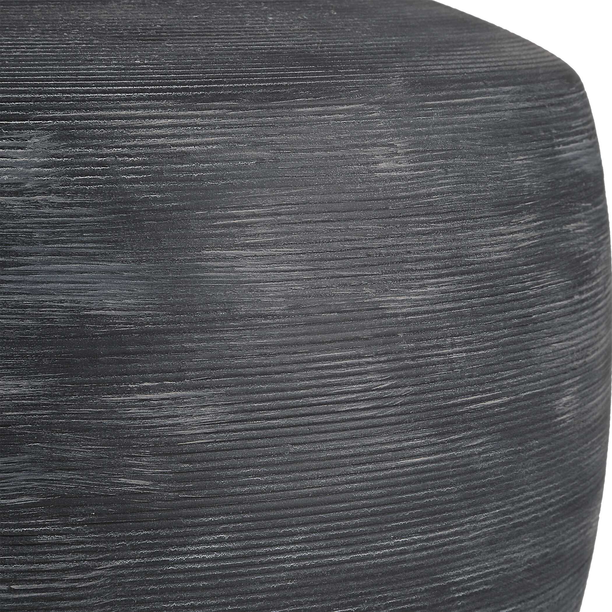 Graphite Ribbed Table Lamp large image 