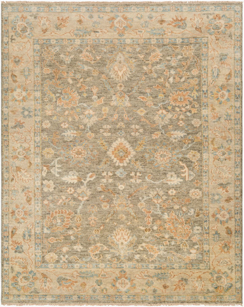 Biscayne Handmade Rug, by Surya, 1'6" length x 1'6" width