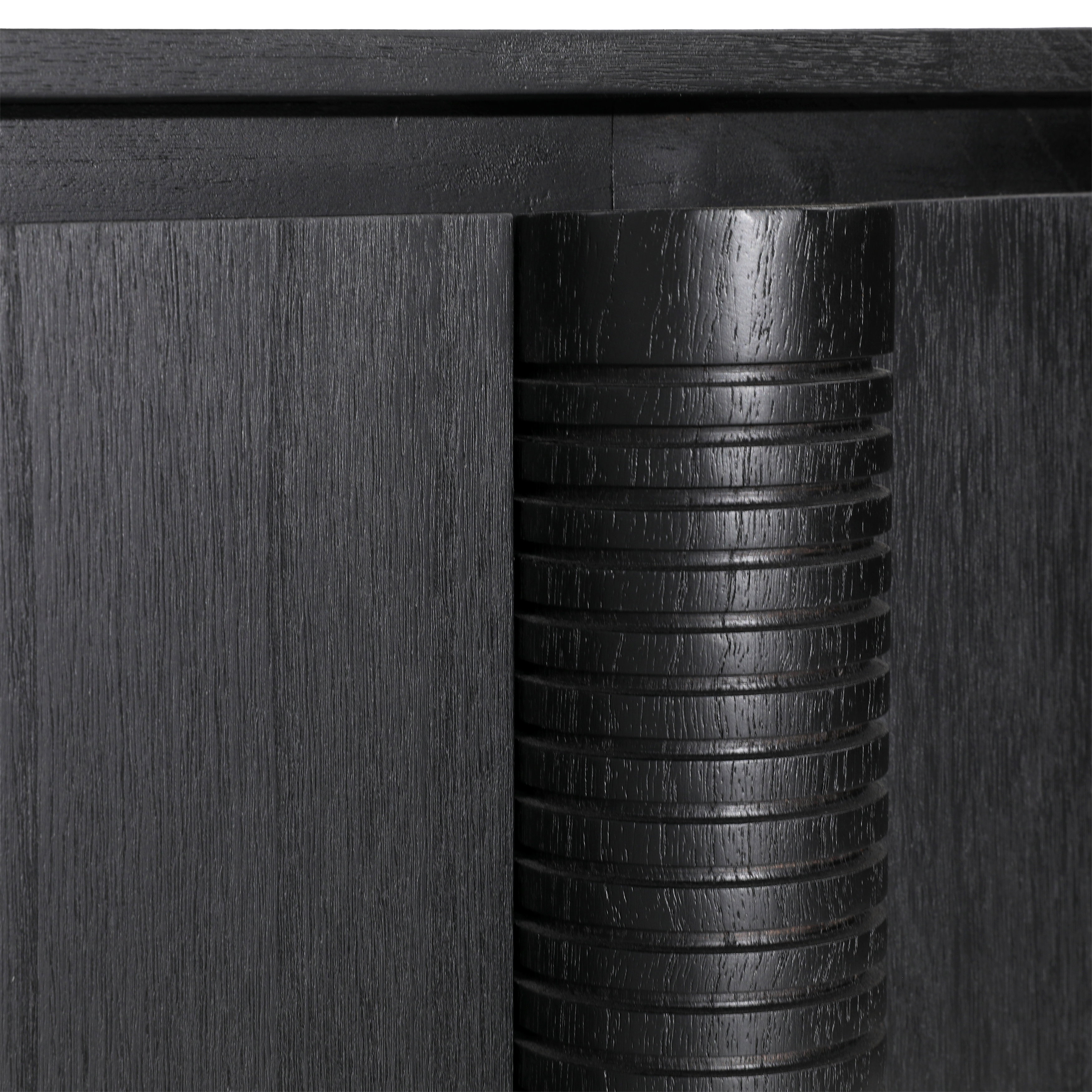 Stefan Sideboard Black, Sideboards & Buffet by Dovetail, 62.99" width x 32.5" height x 19.5" depth View 6