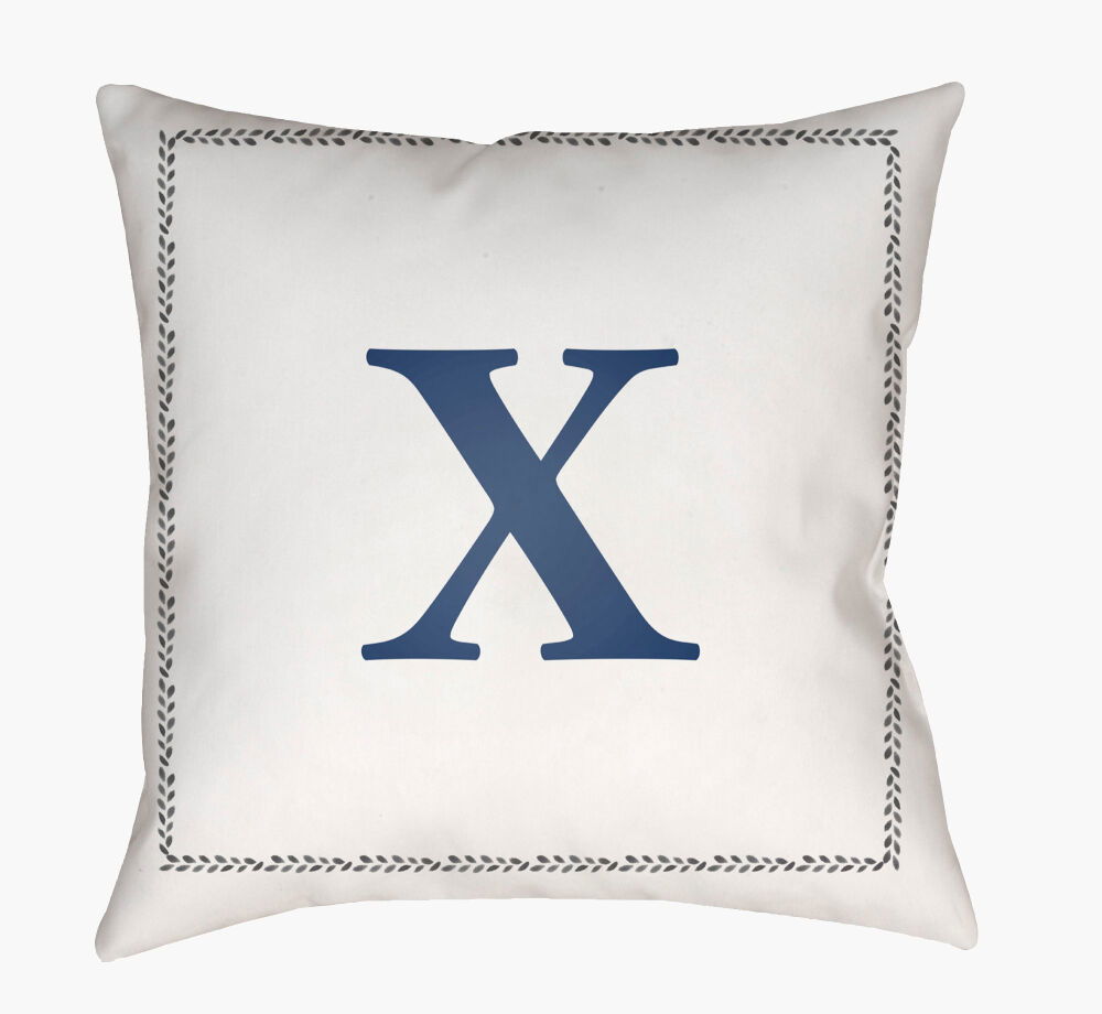 Initials Accent Pillow large image 