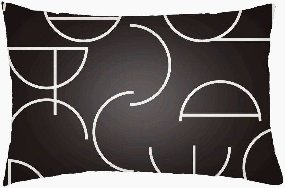 Modern Circles Lumbar Pillow large image 
