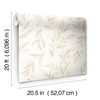 Magnolia Home Olive Branch Beige Peel & Stick Wallpaper thumbnail 8
