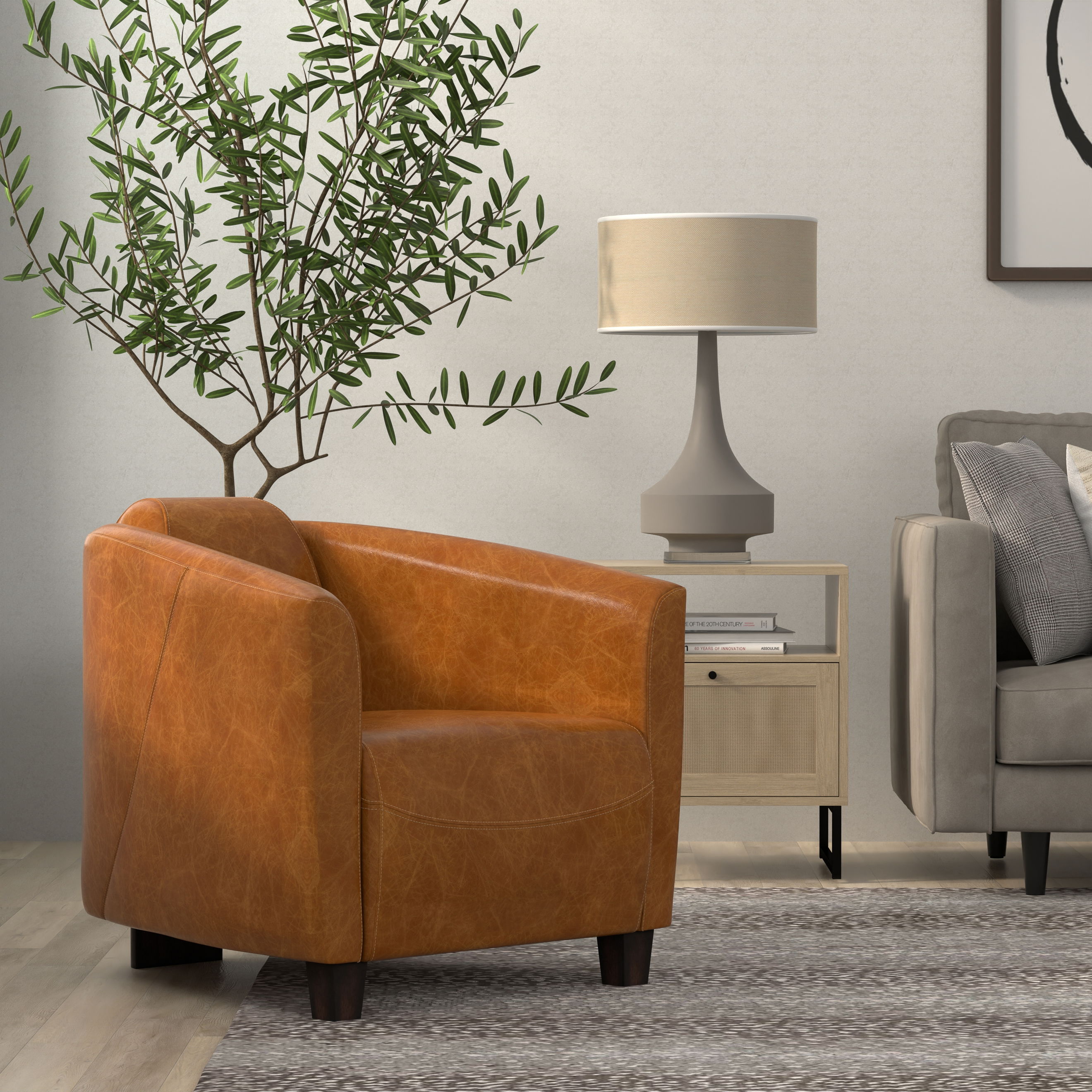 Mandy Arm Chair, Cuba Brown large image 